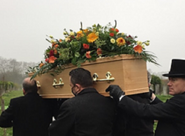 coffin bearers man